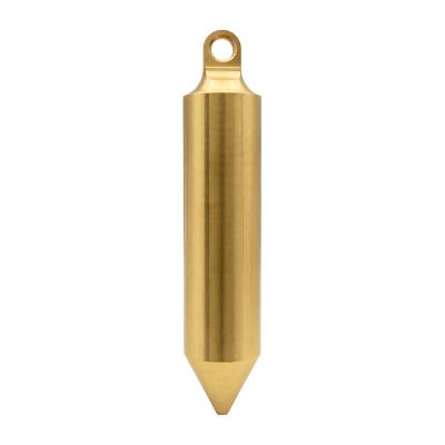 Brass Plumb Bob without division (Type L0) for tank Dipping Tapes. Plumb L=121 mm